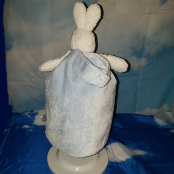 Bunnies by the Bay Plush Security lovey Blanket Luxury fabrics EUC - Picture 3 of 7